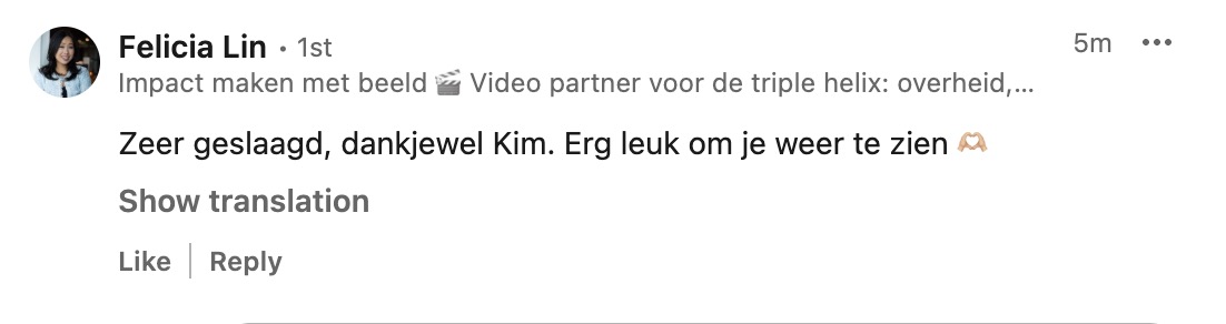 Reactie van een bezoeker over het event van Achterhoekse Marketeers op 16 september 2026