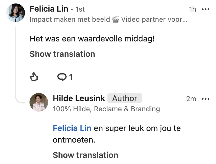 Reactie van een bezoeker over het event van Achterhoekse Marketeers op 16 september 2026