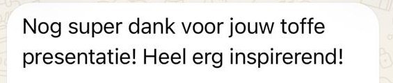 Reactie van een bezoeker over het event van Achterhoekse Marketeers op 16 september 2026